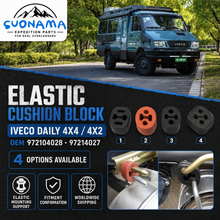 Load image into Gallery viewer, Elastic Cushion Block 972104028 97214027 for Iveco Daily 4x4 4x2
Vendor by suonama
