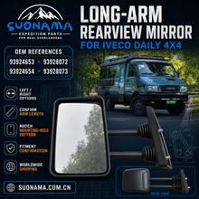Load image into Gallery viewer, Rearview Mirror (Long Arm) 93924653 93928072 93924654 93928073 for Iveco Daily 4x4 by suonama
