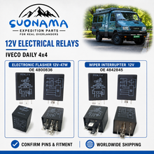 Load image into Gallery viewer, Electronic Flasher 12V-47W and Wiper Iterrupter 12V 4800836 4842845 for Iveco Daily 4x4 by suonama

