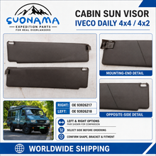 Load image into Gallery viewer, Visore Solare Sun Visore 93926217 93926218 for Iveco Daily 4x4 4x2 by suonama

