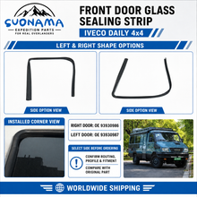Load image into Gallery viewer, Front Door Glass Sealing Strip 93930986 93930987 for Iveco Daily 4x4 by suonama
