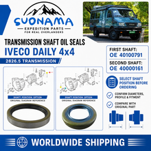 Load image into Gallery viewer, Transmission First Shaft Oil Seal 40100791 Second Shaft Oil Seal 40000161 for Iveco Daily 4x4 2826.5 by suonama
