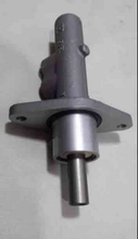 Load image into Gallery viewer, Brake master cylinder with mounting plate and vertical rod, dark gray metal
