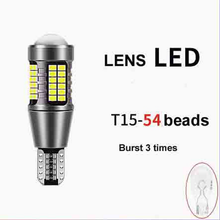 Görseli Galeri görüntüleyiciye yükleyin, LED ters ampul, T15-54 boncuk, sarı LED lens, patlama 3 kez
