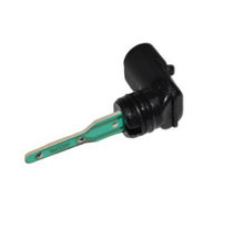 Load image into Gallery viewer, Coolant level sensor with black housing and green metal connector by SUONAMA
