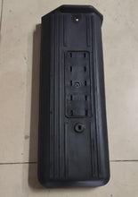 Load image into Gallery viewer, Dark gray engine acoustic cover panel with molded mounting holes and slot details

