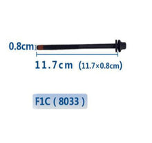 Cargar imagen en el visor de la Galería, Black cylinder head bolt with flange head, 11.7 cm length

