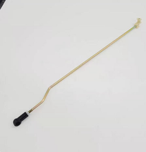 Load image into Gallery viewer, Door pull rod joint with black grommet and yellow-tipped metal rod
