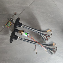 Load image into Gallery viewer, 12V/24V Dual-Tone Air Horn Kit for Cars and Trucks by suonama
