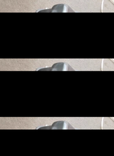 Load image into Gallery viewer, Black engine hood intake chamber panel with round inlet and rectangular air opening
