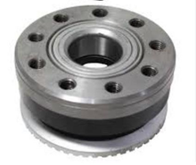 Load image into Gallery viewer, Front wheel hub with bolt holes, metal body, and black rubber seal ring by SUONAMA
