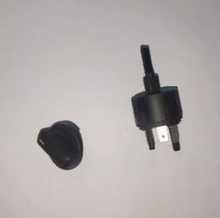 Load image into Gallery viewer, Heating knob switch with black knob cap and mounting plug connector
