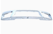 Load image into Gallery viewer, White front bumper section panel with mounting holes and bracket tabs
