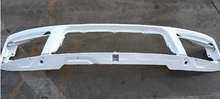 Load image into Gallery viewer, White front bumper frame section with cutouts and center support
