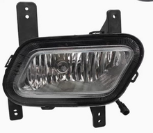 Load image into Gallery viewer, Front fog light with clear lens and black mounting bracket
