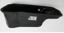 Load image into Gallery viewer, Engine oil sump pan, black metal tray with label and mounting holes by SUONAMA
