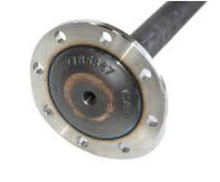 Load image into Gallery viewer, Rear driveshaft flange with bolt holes and central hub
