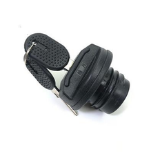 Load image into Gallery viewer, Fuel tank cap with black rubber body and spare key included
