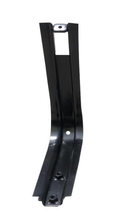 Load image into Gallery viewer, Black fuel tank bracket, curved metal with top loop and bolt holes
