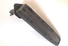 Load image into Gallery viewer, Accelerator pedal with gray textured rubber pad and black mounting bracket
