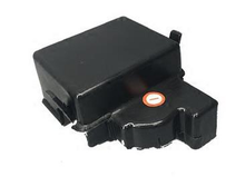 Load image into Gallery viewer, Battery clamp cover for battery terminal, black plastic shell with orange indicator
