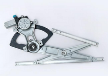 Load image into Gallery viewer, Electric window regulator motor with toothed wheel and metal window lift rails
