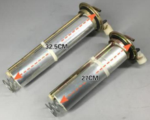 Load image into Gallery viewer, Fuel level sensor assemblies showing lengths 32.5CM and 27CM with spring bases
