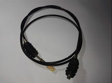 Load image into Gallery viewer, Differential lock control cable with black boots and metal terminals, looped
