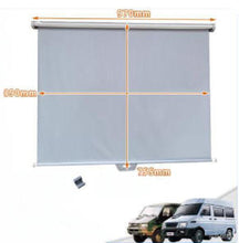 Görseli Galeri görüntüleyiciye yükleyin, Gri pencere gölge perdesi, 970mm x 755mm, silindir üst çubuk
