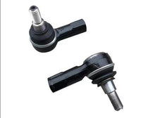 Load image into Gallery viewer, Steering joint tie rod end with black rubber boot and threaded stud, two-piece view
