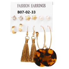 Load image into Gallery viewer, Boho Drop Dangle Long Tassel Earrings tassel earrings flower earring stud free shipping
