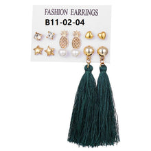 Load image into Gallery viewer, Boho Drop Dangle Long Tassel Earrings tassel earrings flower earring stud free shipping
