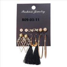 Load image into Gallery viewer, Boho Drop Dangle Long Tassel Earrings tassel earrings flower earring stud free shipping
