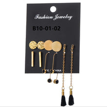 Load image into Gallery viewer, Boho Drop Dangle Long Tassel Earrings tassel earrings flower earring stud free shipping
