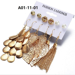 Boho Drop Dangle Long Tassel Earrings tassel earrings flower earring stud free shipping