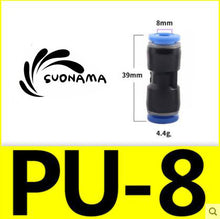 Load image into Gallery viewer, Pneumatic Straight Air Quick Fittings Pipe Joint Coupling 4/6/8/10/12/14/16mm
