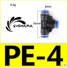 Load image into Gallery viewer, Pneumatic Straight Air Quick Fittings Pipe Joint Coupling 4/6/8/10/12/14/16mm
