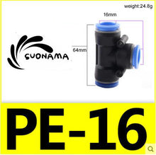 Load image into Gallery viewer, Pneumatic Straight Air Quick Fittings Pipe Joint Coupling 4/6/8/10/12/14/16mm
