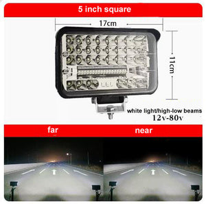 Led spotlight 12V 24V strong light super brightness modified headlights
