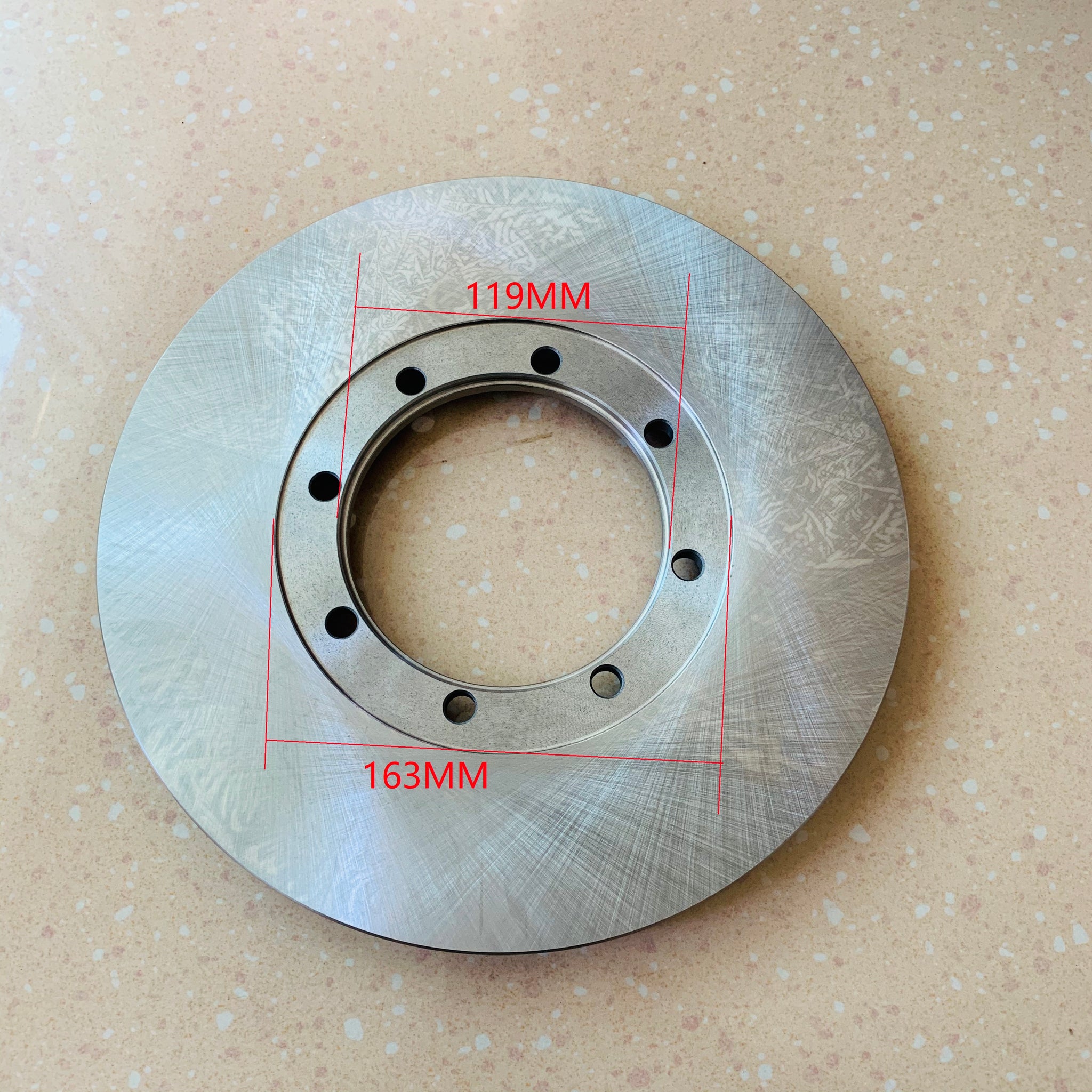 Pair Front 300mm Vented Brake Discs For Iveco Daily MK4 MK5 MK6 (2006-2021) - Juratek