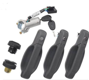 door handle with ignition oil tank cover set 97355054 97355073 for iveco daily 4x4 4x2 - suonama