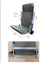 Load image into Gallery viewer, folding seat car folding seat  folding chair wall mounted folding seat
