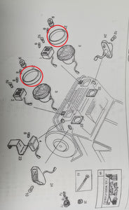 headlight outer frame 1395060 for daily 4x4 NJ2046