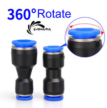 Load image into Gallery viewer, Pneumatic Straight Air Quick Fittings Pipe Joint Coupling 4/6/8/10/12/14/16mm
