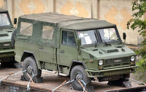 tarpaulin roof assembly for iveco daily 4x4 - suonama