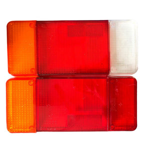 A Pair Of For Logos Citroen For Fiat Iveco DAILY EUROCARGO Rear Tail Light Housing Cover - suonama